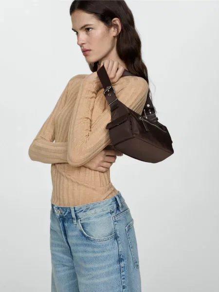 Водолазка MANGO бежевий