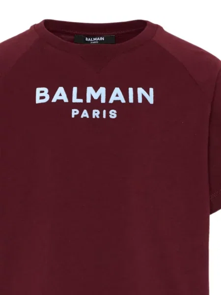 Koszulka dziecięca Balmain czerwona