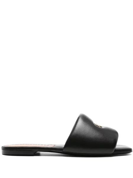 Sandale Moschino din piele negru