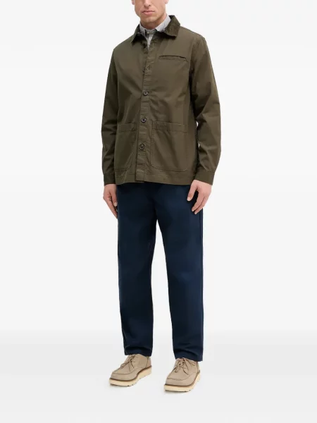 Pantaloni Barbour cu autograf albastru