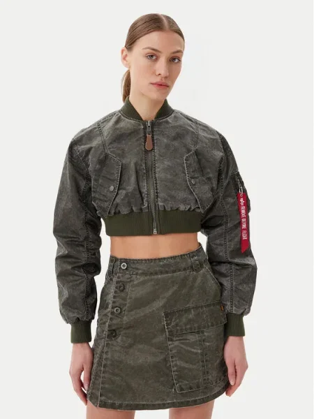 ALPHA INDUSTRIES Átmeneti dzseki olíva zöld