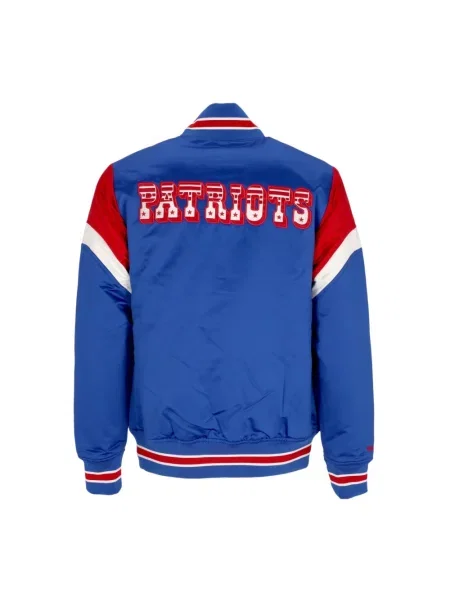 Ocieplany kurtka bomber Mitchell & Ness niebieski