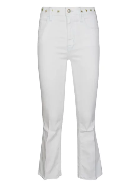 Blugi Jacob Cohën cu model floral alb