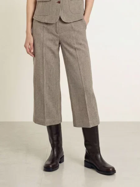 Culottes Mos Mosh hnědé