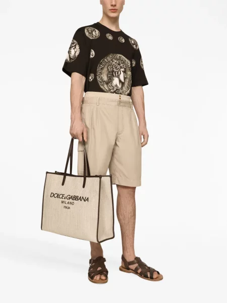 Kargo šortai Dolce & Gabbana aukštu liemeniu