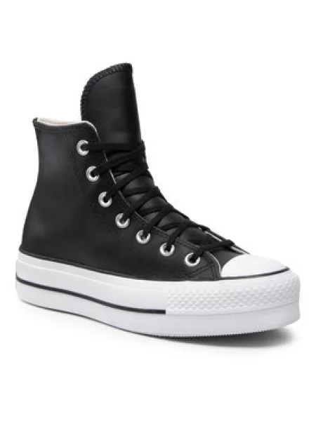 CONVERSE Visoke tenisice CHUCK TAYLOR ALL STAR LIFT CLEAN HI' crna