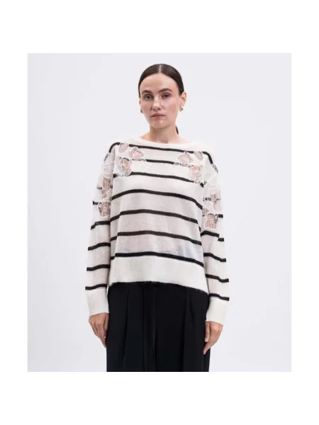 Sweter Twinset biały
