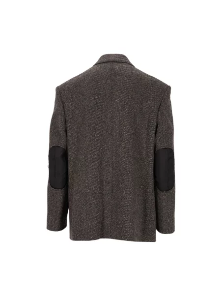 Marynarka Mm6 Maison Margiela tweedowa brązowa