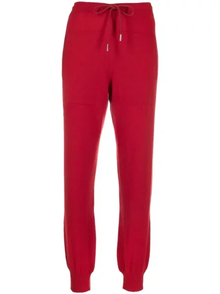 Pantaloni Barrie tricotate roșu