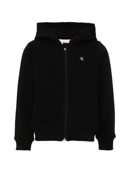 Bluza z kapturem dziecięca Calvin Klein czarna
