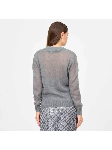 Sweter Federica Tosi wełniany szary