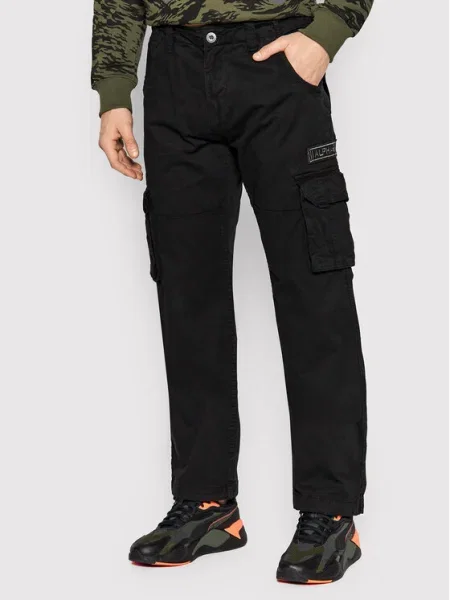 Панталон Alpha Industries Jet Jet Pant със стандартна кройка черно