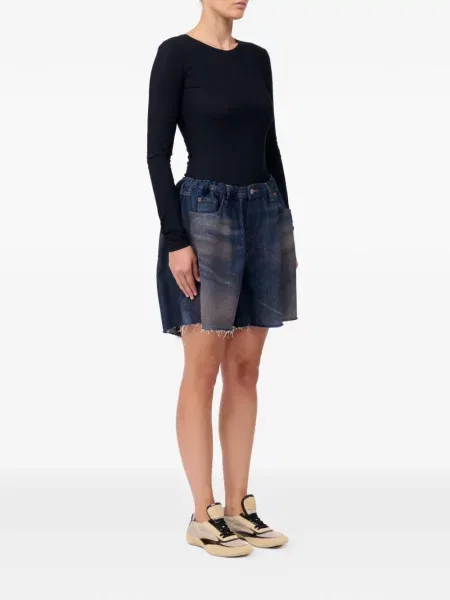 Pantaloni scurți Mm6 Maison Margiela albastru