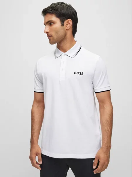 Polo majica Boss bela