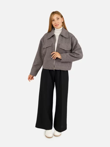 Бомбер YUKI сірий