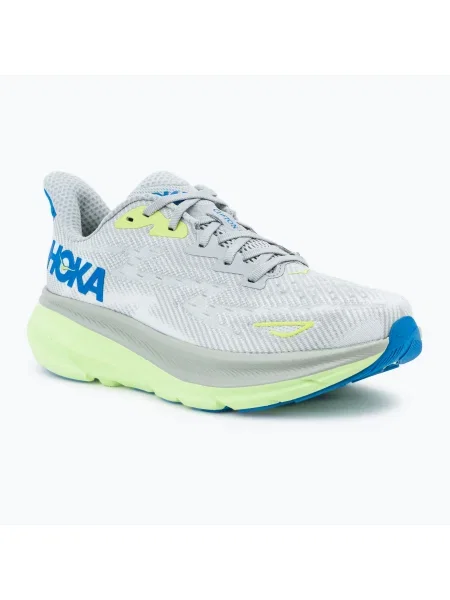 Мъжки обувки за бягане HOKA Clifton 9 stardust/electric cobalt бяло