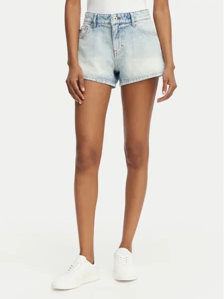 HUGO Jeans kratke hlače Galimon Svetlo modra