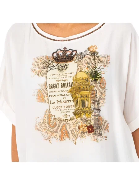 Tricou La Martina alb