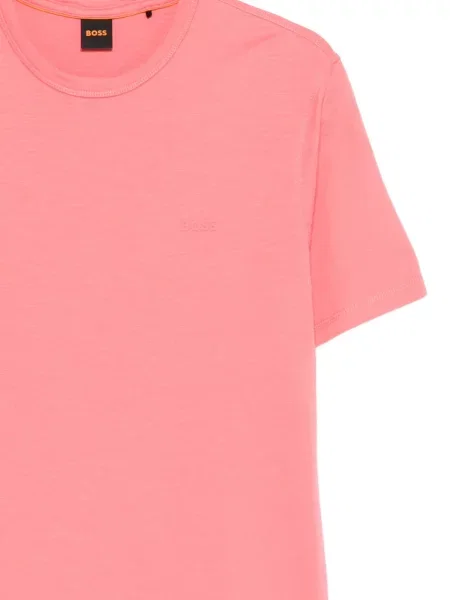 Tricou Boss cu autograf roz