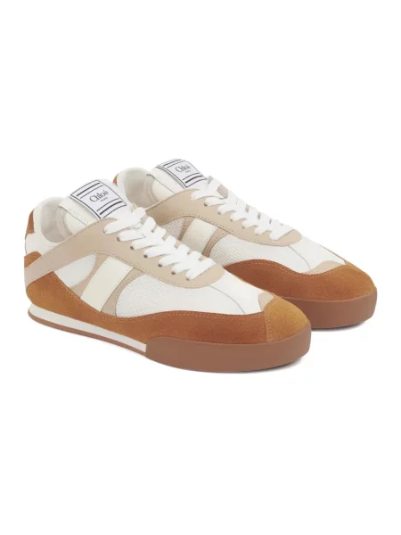 Sneakersy Chloe skórzane brązowe