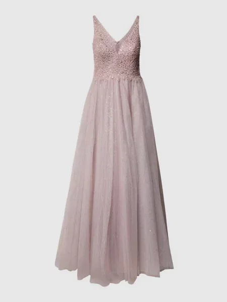 Sukienka wieczorowa z błyszczącym efektem Mascara