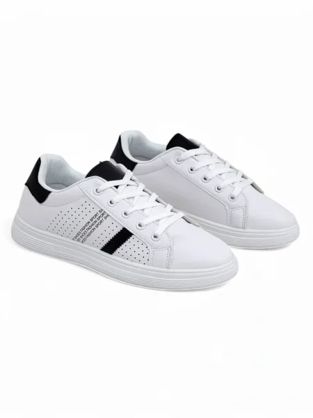 Sneakerși Resti ajurate negru