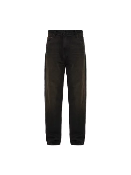 Spodnie Carhartt Wip zwężane brązowe