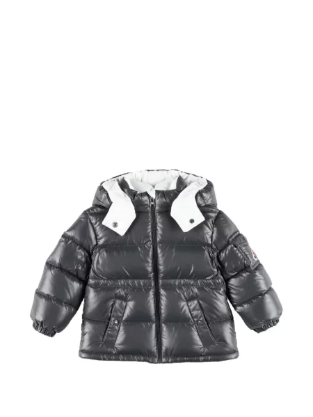 Płaszcz dziecięcy Moncler Enfant niebieski
