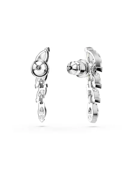 Swarovski kolczyki z cyrkonią MESMERA szare