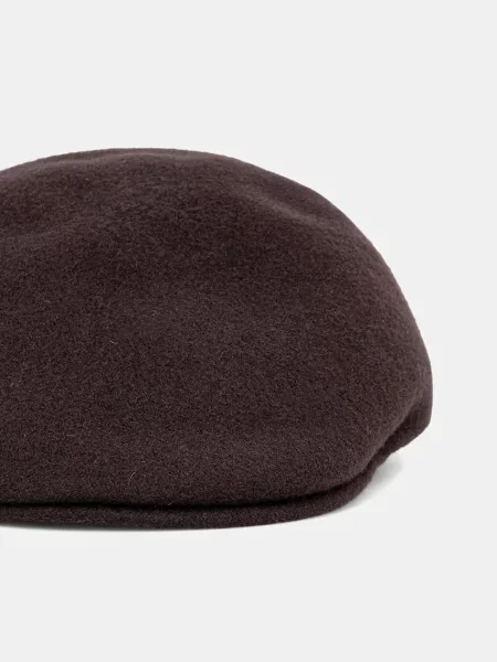 Кашкет з вовною Kangol SEAMLESS WOOL коричневий
