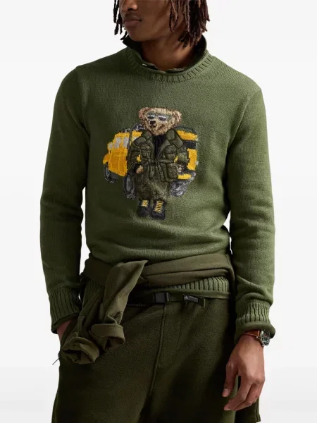 Prošívaná lněná květinová džínová bunda Polo Ralph Lauren modrá