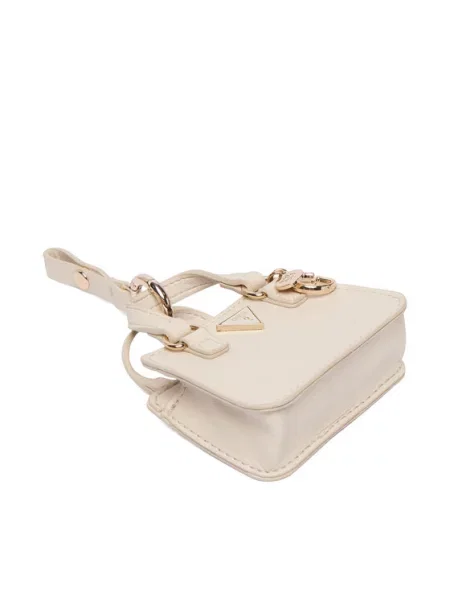 GUESS Obesek za ključe temno siva bež