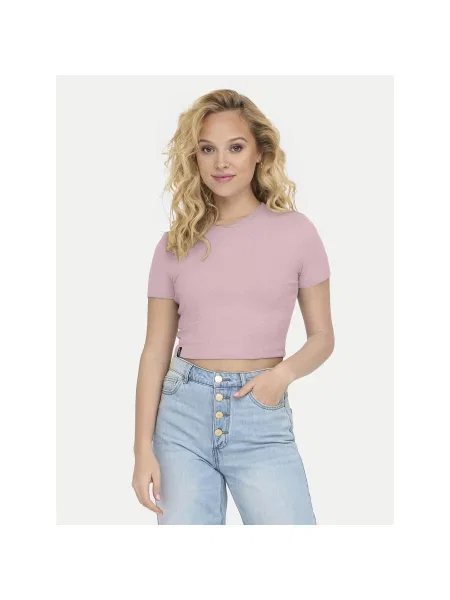 ONLY T-shirt Betty Regular Fit ljubičasta
