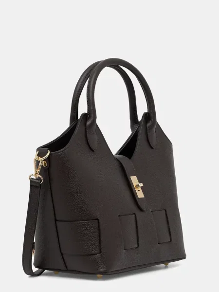 Кожаная сумка Answear.lab коричневая