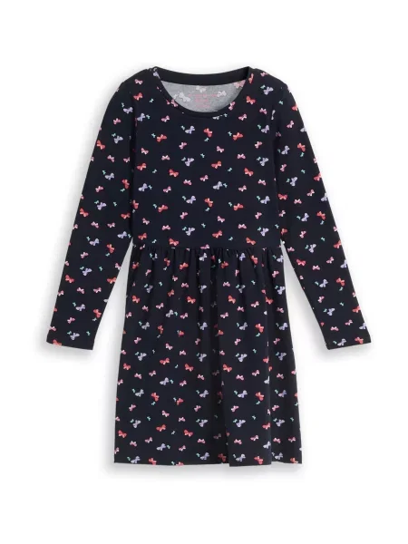 TOM TAILOR Rochie bleumarin / azuriu / mov lavandă / deschis roșu