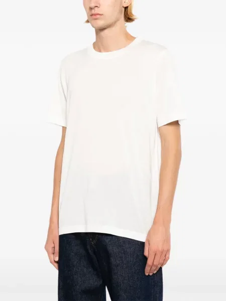 Tricou Kiton cu decolteu rotund alb