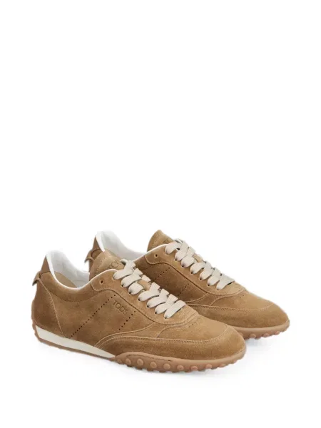 Sneakerși Tod's din piele de căprioară cu autograf