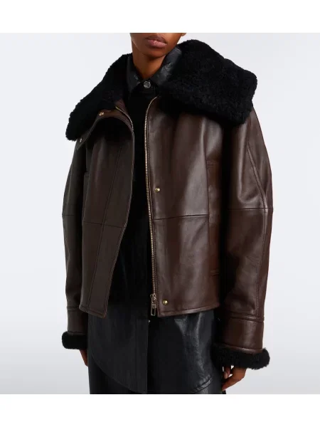 Geanta de piele Sportmax maro
