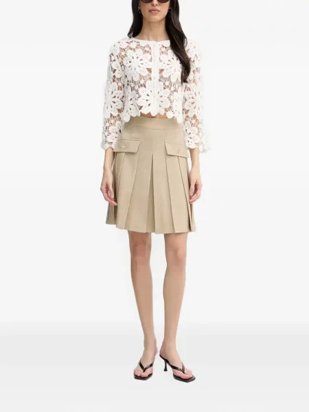 Cardigan Joseph Ribkoff cu model floral alb