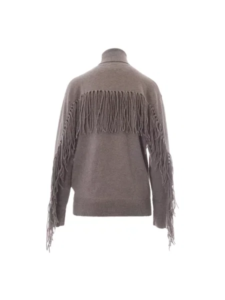 Sweter Parosh z kaszmiru szary