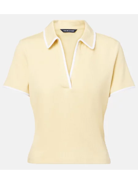 Polo Veronica Beard galben