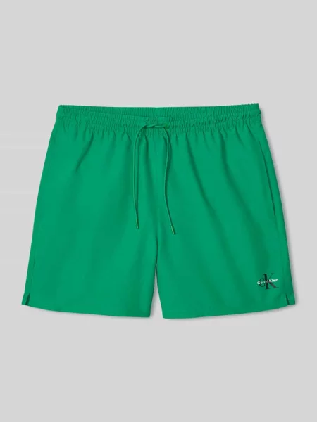 Kąpielówki Calvin Klein Underwear ze sznurkiem zielone