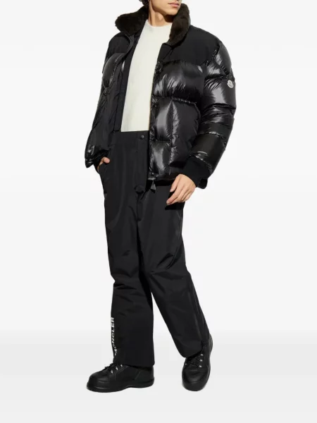 Pantaloni de schi Moncler Grenoble cu imagine negru