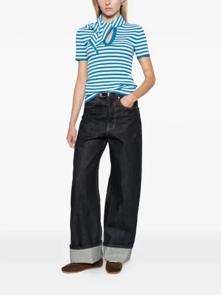 Fular Max Mara din crep alb