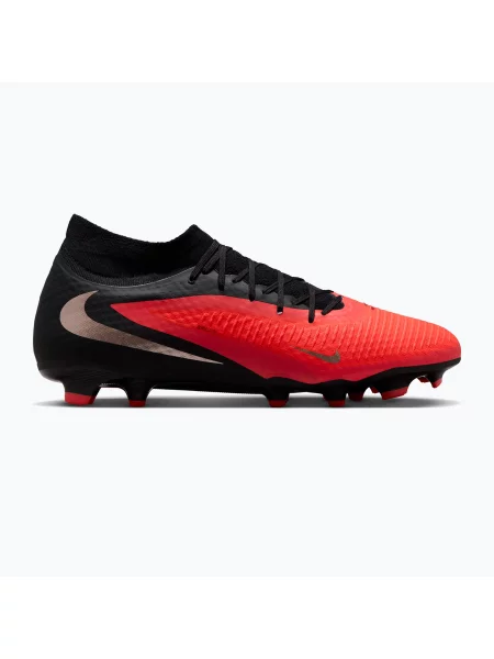Încălțăminte de fotbal pentru bărbați Nike Phantom 6 High Academy bright crimson/black/blur negru