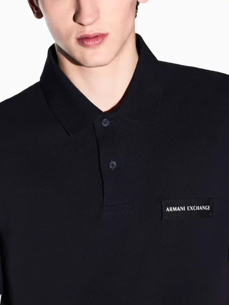 Поло Armani Exchange синее
