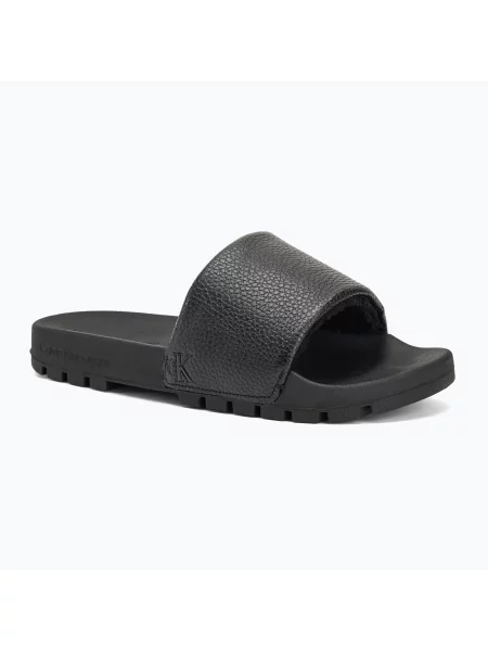 Klapki Calvin Klein Truck Slide triple black czarne