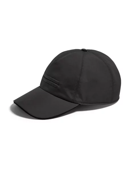 Czapka z daszkiem Ermenegildo Zegna czarna