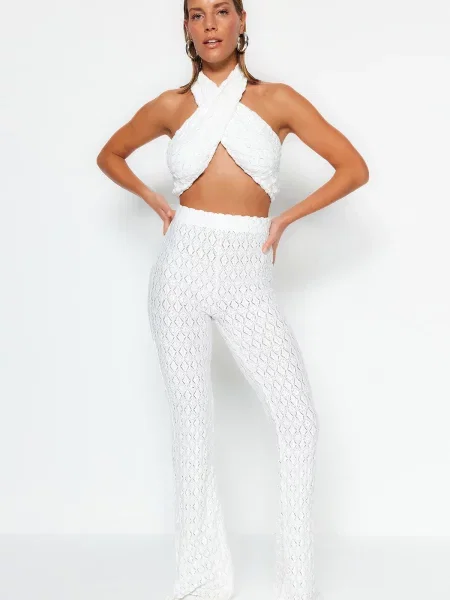 Pantaloni Trendyol gri