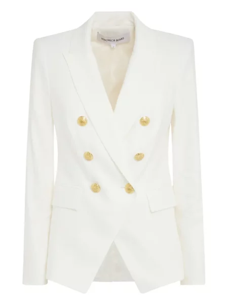 Sacou Veronica Beard alb